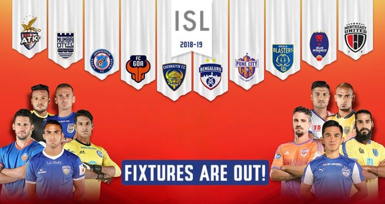 ISL 2018 – 19 : Fixtures