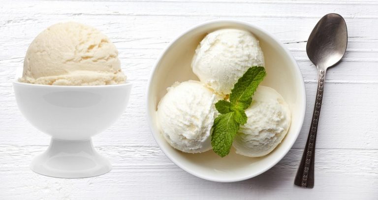 Vanilla Ice Cream In Blender